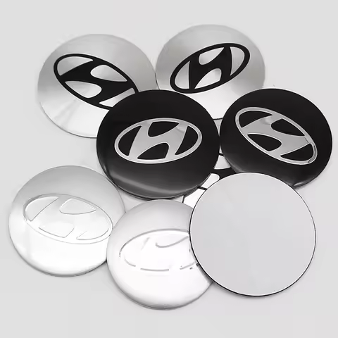 4Pcs 56mm 60mm 65mm Car Styling Wheel Center Hub Cap Stickers Accessories For Hyundai Genesis N-LINE