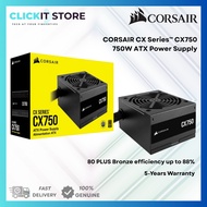 CORSAIR CX Series™ CX750 – 750 Watt 80 PLUS Bronze ATX Power Supply PSU