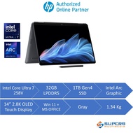 HP OmniBook Ultra Flip Laptop 14-fh0034TU (Gray) 14-fh0086tu (Blue) Laptop (Intel CU7-258V 32gb ram,