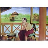 พระบรมฉายาลักษณ์ ในหลวง รัชกาลที่ 5 พระมหากษัตริย์ ไทย King โปสเตอร์ รูป ภาพ มงคล ติดผนัง สวยๆ poste