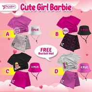 BARBIE KIDS SUIT FREE HAT BOUQUET