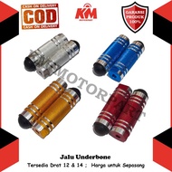 Jalu Underbone Baut 12 dan 14 FootStep Step Foot Step Pijakan Kaki Motor Beat Vario Mio Supra Mx