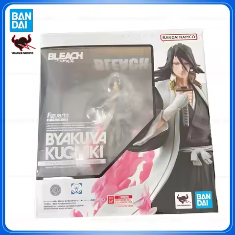 Bandai In Stock Original Figuarts Zero Tamashi Anime Bleach Kuchiki Byakuya PVC Action Figurine Mode