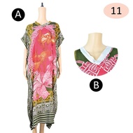 Baju Tidur Kelawar/Baju Kaftan Bali Cotton/Baju Tidur Wanita Corak Batik & Bunga #PREMIUM QUALITY.#P