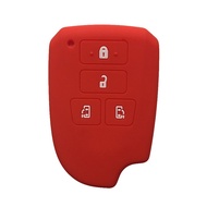 Unique hot sale Rubber Key Cover Cap For Toyota Highlander Sienta MPV Spade Hiace 200 Remote Control Case For Keychain Alarm For Car Key 585017