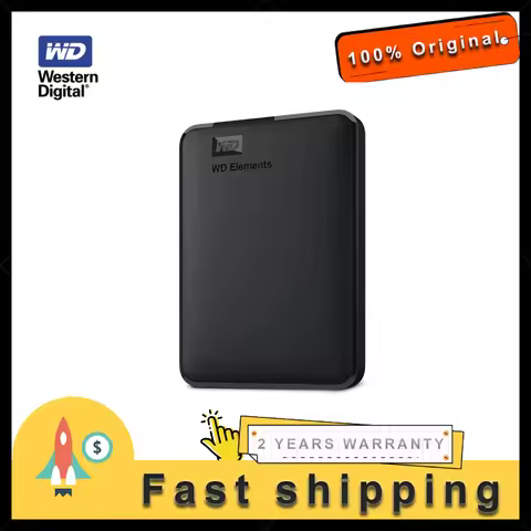 Western Digital WD Elements 5TB 4TB 2T 1T External Hard Drive 2.5" USB 3.0 Portable External HDD Har