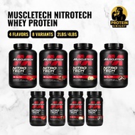 MuscleTech NitroTech Whey protein 2lbs 4lbs protein powder