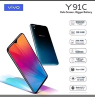 Vivo Y91C Ram 2/32 nominus masih mulus fullshet second rasa baru garansi resmi Indonesia