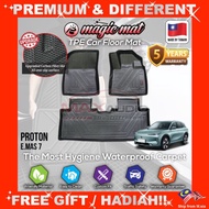 3D TPE Floor Mat PROTON EMAS 7 E.MAS 7 MAGIC MAT Waterproof Custom Fit Car Floor Carpet Mat Karpet A