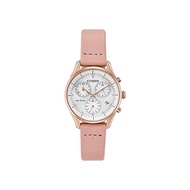 Citizen Eco-Drive Chandler Chronograph Ladies Watch Stainless Steel Leather Strap Casual Brush (Model