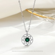 S925 Clavicle Chain High-End Star Jewelry Unique Necklace Niche Classy Female Sterling Silver Round 