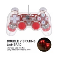 USB 2.0 Duo Shock Gamepad PC Controller with 2 meter Cable