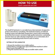 ✨ ✹ ⊕ Quaff / Cuyi / 6in1 / Mini Laminating Machine [Hot&Cold Reverse] Laminator Machine