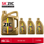 SK ZIC X9 5W-40 7L Fully Synthetic High Performance Engine Oil