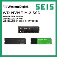 Western Digital WD Green SN350 WD Black SN770 WD Black SN850x (HEATSINK) Nvme M.2 2280 SSD