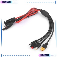 HECCEH  Wire, 30A MC4 to DC5521 7909 XT60 Female Connector  Panel Extension Cable, Connector 1m Leng