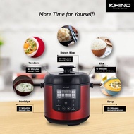 KHIND PRESSURE COOKER 6L