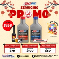 Car Servicing - AMSoil European Series Engine Oil Service Package | 5W30 5W40 Audi VW BMW Mercedes