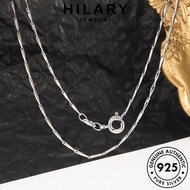 HILARY JEWELRY Rantai 純銀項鏈 For Leher Korean Simple 925 Original Women Gold Perak Accessories Melon S