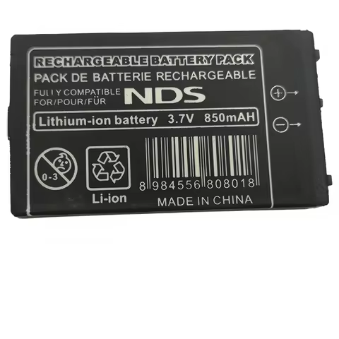 1-5pcs New Game Battery For Nintendo NDS NTR-001 NTR-003 850mAH Battery