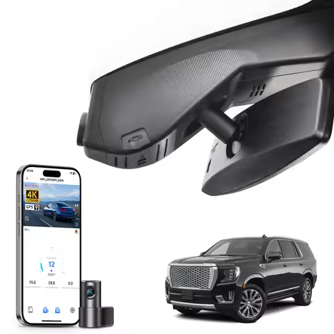 Mangoal GPS WiFi & APP Dash Cam 4K For GMC Yukon & GMC Yukon XL Dash Car Camera 2015-2026 Plug and P