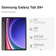 Samsung Galaxy Tab S9+ Tablet (12GB+256GB/512GB) - Original 1Year Warranty by Samsung Malaysia