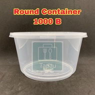 TAPAU -  [50 SETS±] CLEAR FR 1000B / R1000B Round Container (1000ml) Plastic Container / Mee Contain