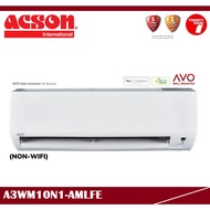 [ Delivered by Seller ] ACSON 1.0HP A3WM10N AVO Non-Inverter Air Conditioner / Aircond / Air Cond R32 (A3WM10N/A3LC10F)