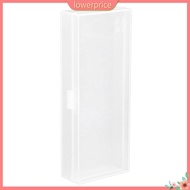 {lowerprice}  Translucent Stationery Organizer Resilient Art Materials Case Large Capacity Transparent Pencil Box with Snap-tight Lid School and Office Supplies