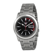 [Watchspree] Seiko 5 Automatic Men's Silver Stainless Steel Strap Watch SNKK31K1