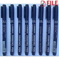 Snowman Drawing Pen / Drawing Pen 0.1 / 0.2 / 0.3 / 0.4 / 0.5 / 0.6 / 0.7 / 0.8