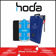 Hoda Sapphire Privacy Screen Protector for iPhone 12 Pro Max with Helper-Anti-Peeper