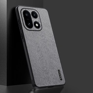 Tree Grain Casing For Oneplus 13 15 15R Case One Plus 15 PU Leather Back Cover Full Coverage Phone P
