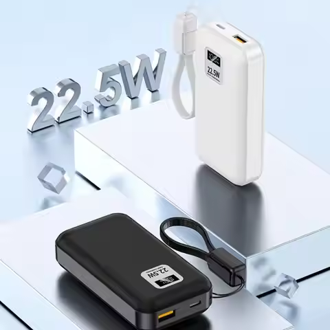 22.5w Detachable 21700 DIY Battery Power Bank Battery Case Housing Empty Powerbank Shell for 2pcs 21