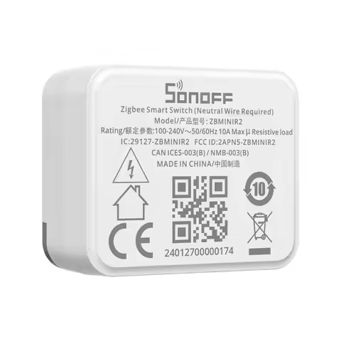 SONOFF ZBMINIR2 Extreme ZBMINI Zigbee Smart Switch Zigbee Signal Extended Detach Relay External Swit