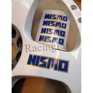 Nismo LM-GT2 Nismo LM GT1 Wheel Spoke Decals Sticker Rim Sticker Tahan Panas Original Size