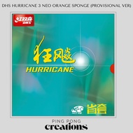 (100% Authentic) DHS Hurricane 3 Neo Provincial Version Orange Sponge 38° / 39° / 40° Table Tennis R