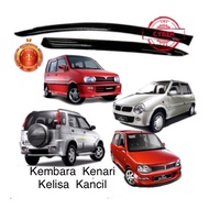 Perodua Kembara / Kenari / Kelisa / Kancil Air Press/Door Visor #Sun Visor #Sun Protection