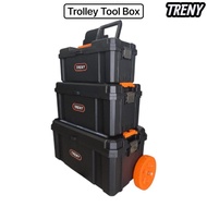 3-Layer Combined Trolley Toolbox Multifunctional Hardware Toolbox Trolley Toolbox Plastic Toolbox