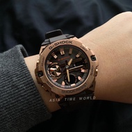 [Official Marco Warranty] GSHOCK GST-B400MV-5A / GSTB400 GSTEEL Tough Solar Men Watch with Rosegold 