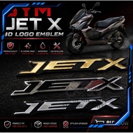 EMBLEM SYM JETX150 JET X 150 JET X150 JET X  3D LOGO EMBLEM STICKER ACCESSORIES ACCESSORY MODIFIED M