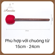 Dùi chuông xoay Nepal - Dùi gỗ bọc da cao cấp - singing bowl - Chùi gỗ đánh chuông xoay - mõ gỗ tụng