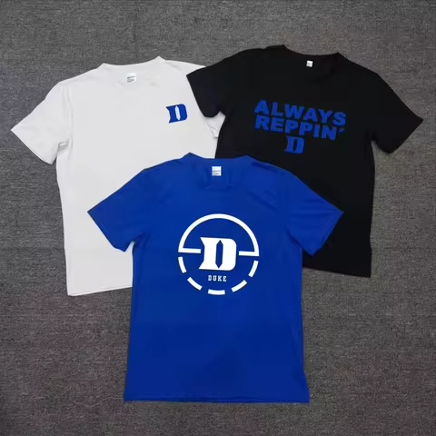 North America Limited Duke North Carolina University Men's and Women's Basketball T-shirt Sport Cott