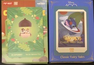 Popmart 華納一百周年盲盒 迪士尼經典童話 classic fairy tales , chip and dale 史迪仔 stitch 大鼻鋼牙 熱氣球旅行