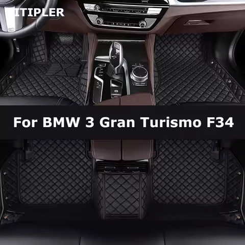 TITIPLER Custom Car Floor Mats For BMW 3GT Gran Turismo F34 2012-2023 Years Auto Carpets Foot Coche 