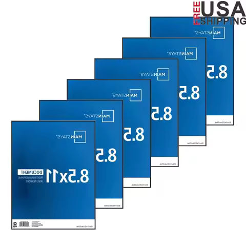 8.5x11 Front Loading Picture Frames Set of 6 Durable Plastic Frames Wall Mounting Vertical Horizonta