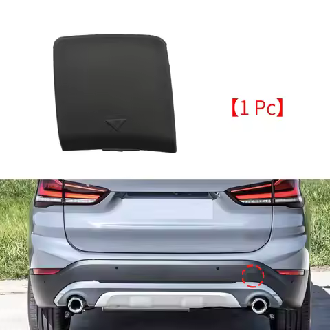 For BMW F48 F49 Car Rear Bumper Tow Hook Cover Cap Black Accessory Replacement For BMW X1 5131736123