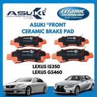 ASUKI Front Brake Pad Lexus IS350 GS250 GS300 GS350 GS430 GS460 RC350 Spare Part Ceramic Brake Pad -