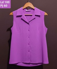 THRIFT VEST KNIT & TANK TOP PREMIUM RAJUT PRELOVED [ Violetta Thrift ]