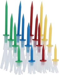 ABOOFAN 16pcs Golf Tees Portable Useful Practical 4 More Yards Plastic Golf Tees 4 More Yards Golf T